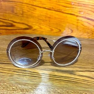 Elegant round blinged Women's Sunglasses NEW